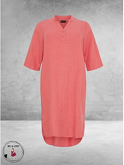 No.1 By OX Tuniek-Jurk Linnen Faded Rose